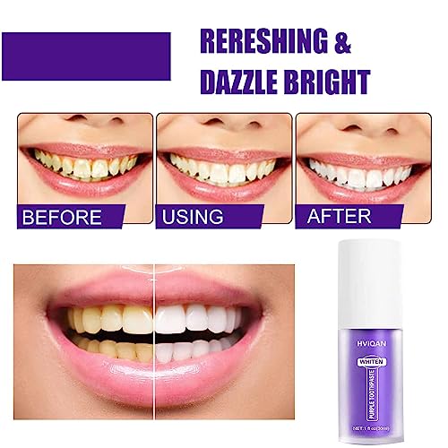 Purple Toothpaste Gel